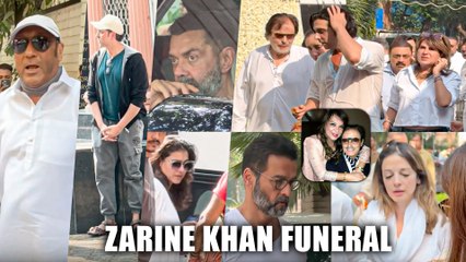 Bollywood Celebs Arrive To Offer Condolences To Sanjay Khan After His Wife Zarine Katrak’s&nbsp;Death